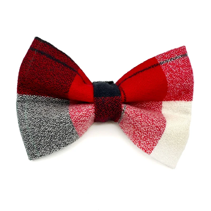 - Parrot climbing and standing wooden frameAmericana Flannel Dog Bow Tie