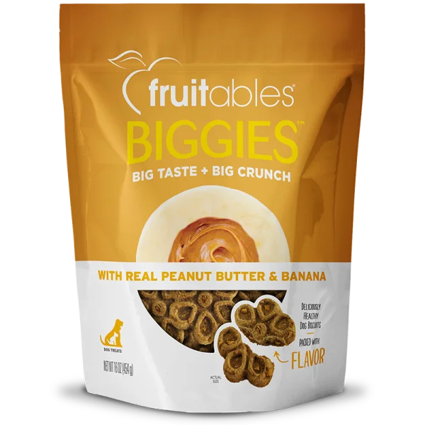 - Dog food for pregnancy and lactationFruitables Dog Biggies Peanut Butter & Banana 454 g - Dog food for pregnancy and lactationFruitables Dog Biggies Peanut Butter & Banana 454 g