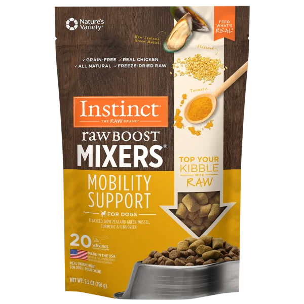 -Grain-free dog food recommendationInstinct Dog Food Raw Boost Mixer Mobility Support