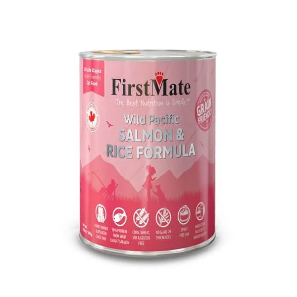    - Senior cat food  Firstmate Wild Pacific Salmon & Rice For Cats