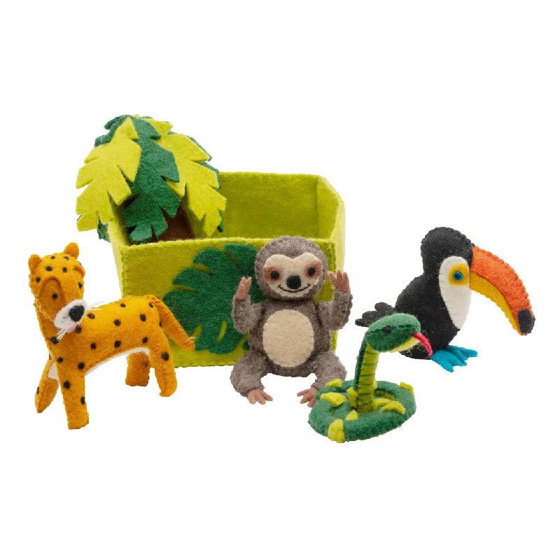 - Hamster silent running wheel to prevent chewingPashom Into the Wild | Rainforest Felt Play Set