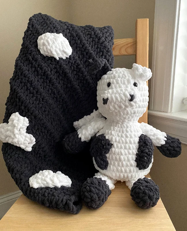- Parrot climbing and standing wooden frameCow Blanket (Crochet)