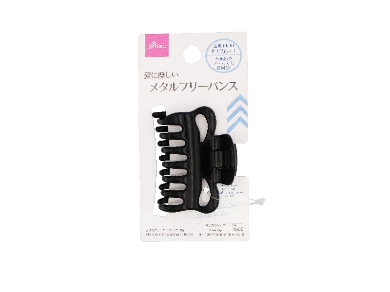 - Air box TSA certified check-inMetal free Claw clip(mini  black)