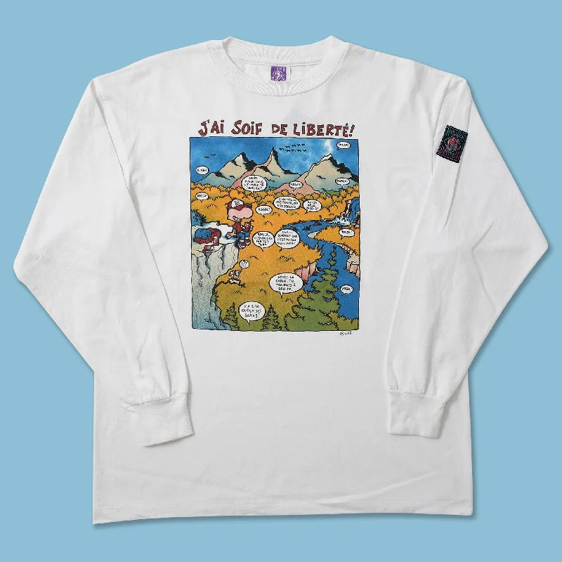 - Degradable pet feces bagVintage J'ai Soif de Liberte! Longsleeve XLarge