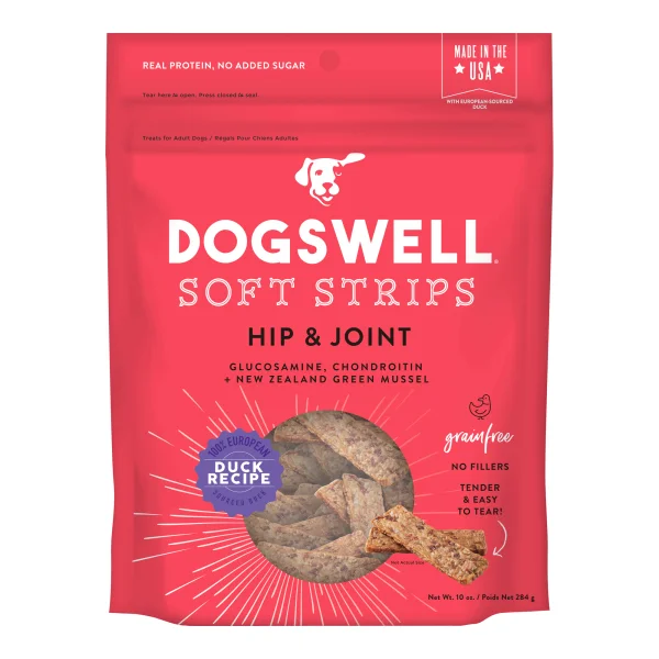 - Food for sterilized dogsDogswell Soft Strips GF Hip & Joint Duck Treats 10 oz
