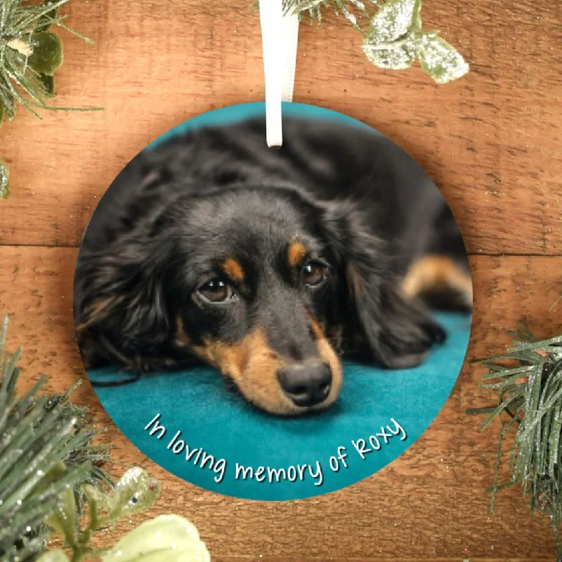 - Dog heart rate monitoring collarPersonalised Pet Photo Keepsake Memorial Bauble