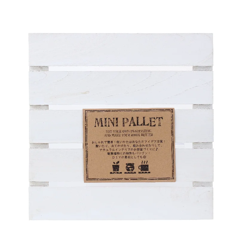 - Air box TSA certified check-inWhite Mini Wood Pallet