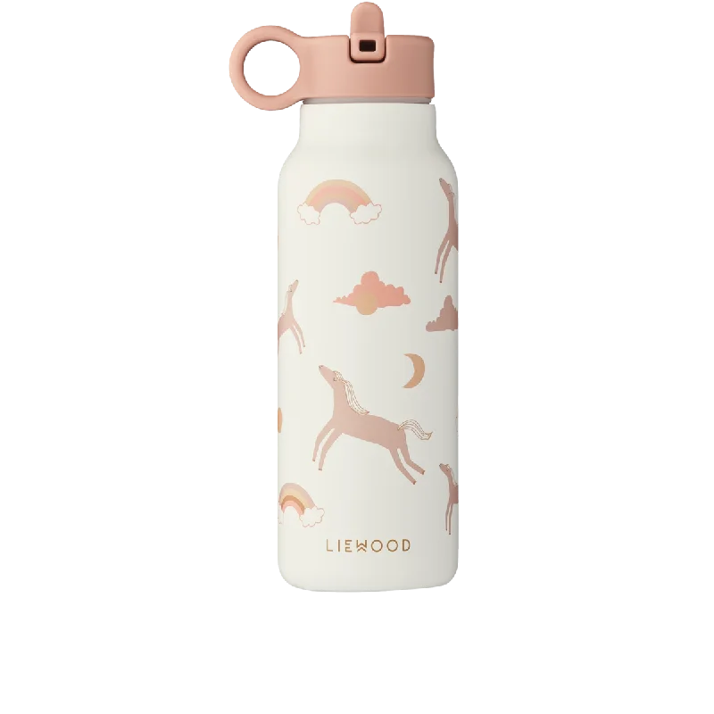 ---Liewood Falk Water Bottle 350ml | Dream Ecru