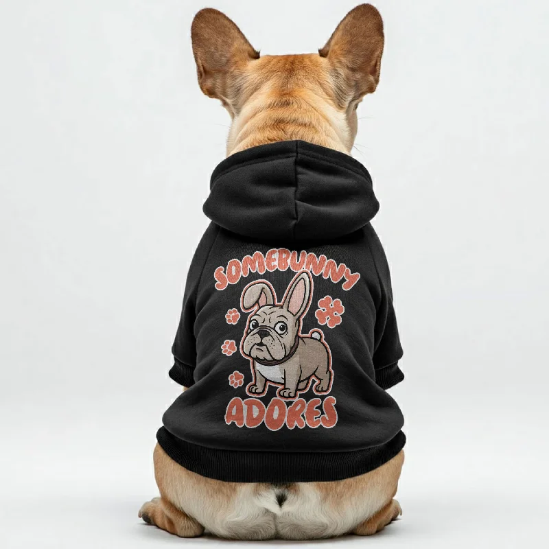  -Splash-proof food bowl AND Anti-choking slow food bowlSomebunny Adores - Personalized French Bulldog Hoodies with Funny Quotes – Stylish, Cozy, and Premium 100% Cotton