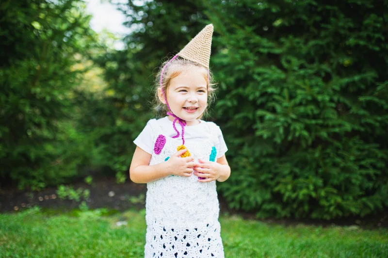 - Pet tear stain cleaning wipesIce Cream Cone Costume (Crochet)