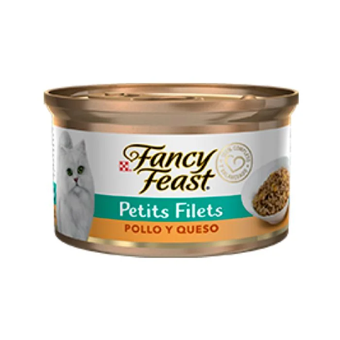 - Pet tear stain cleaning wipesFancy Feast Lata Petits Pollo Y Queso x 85 Gr