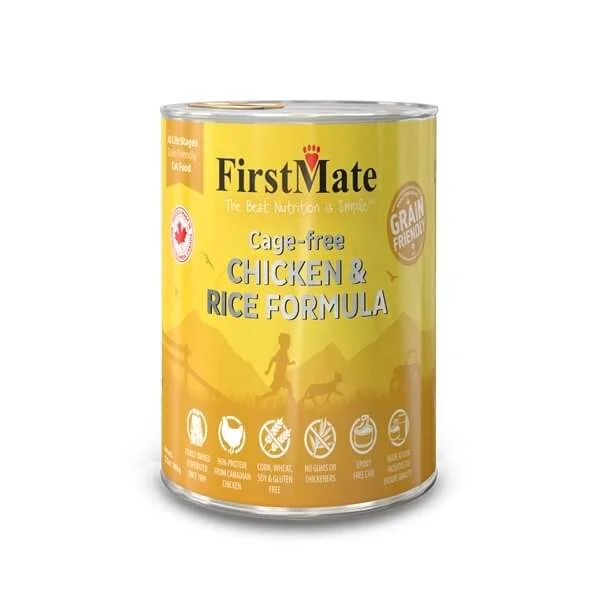    - Kitten food  Firstmate Cage Free Chicken & Rice For Cats