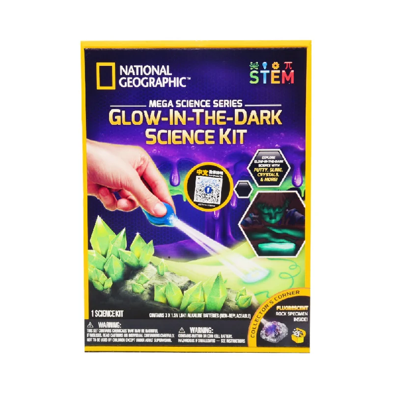 ---NG GLOW IN THE DARK SCIENCE KIT