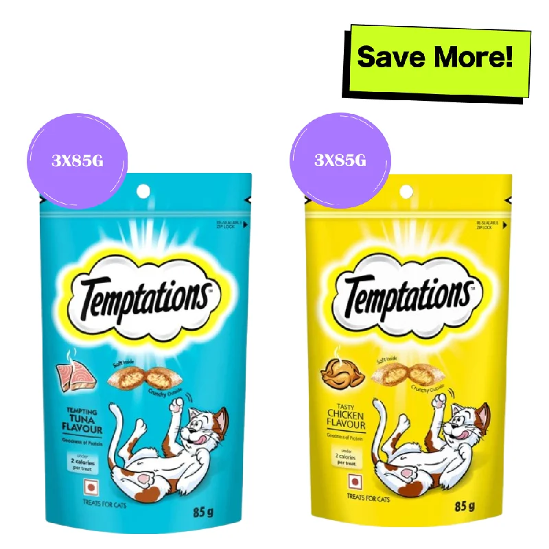 - Custom pet birthday cakeTemptations Tempting Tuna and Tasty Chicken Flavor Cat Treats Combo