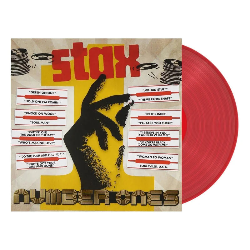 ---Stax Number Ones (Limited JB Exclusive Transparent Red Vinyl)