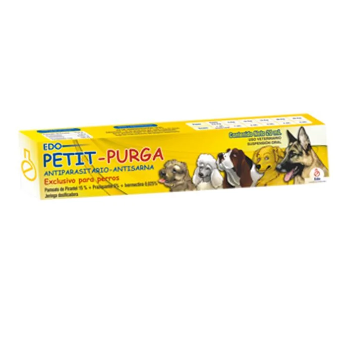  -Explosion-proof leash FOR LARGE dogsEdo-Petit Purga - Sarna x 5 Ml
