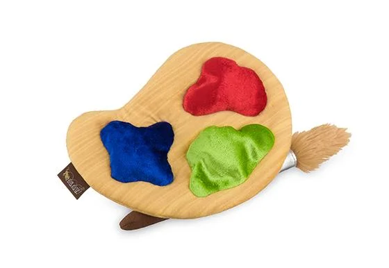 ---P.L.A.Y Back To School Puppy's Palette Plush Dog Toy