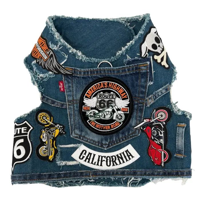 Pet Christmas clothesBiker 2.0 Denim Harness