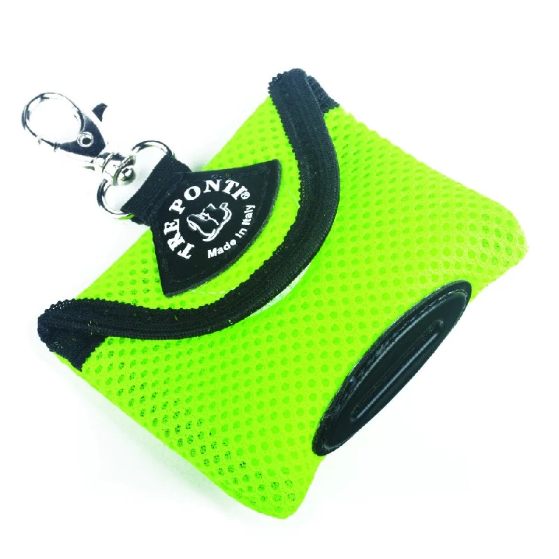 - Car dog seat beltTre Ponti Fluo Green Mesh Poo Bag Dispenser