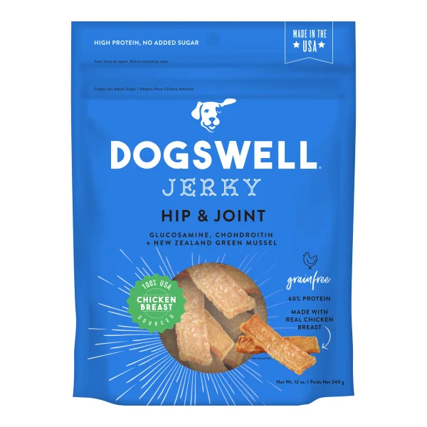 Dog FoodDogswell Jerky GF Hip & Joint Chicken Treats 12 oz