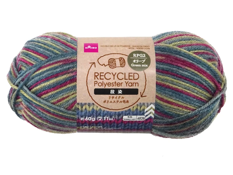 - Parrot climbing and standing wooden frameRecycled polyester yarn - RPG2 Green mix