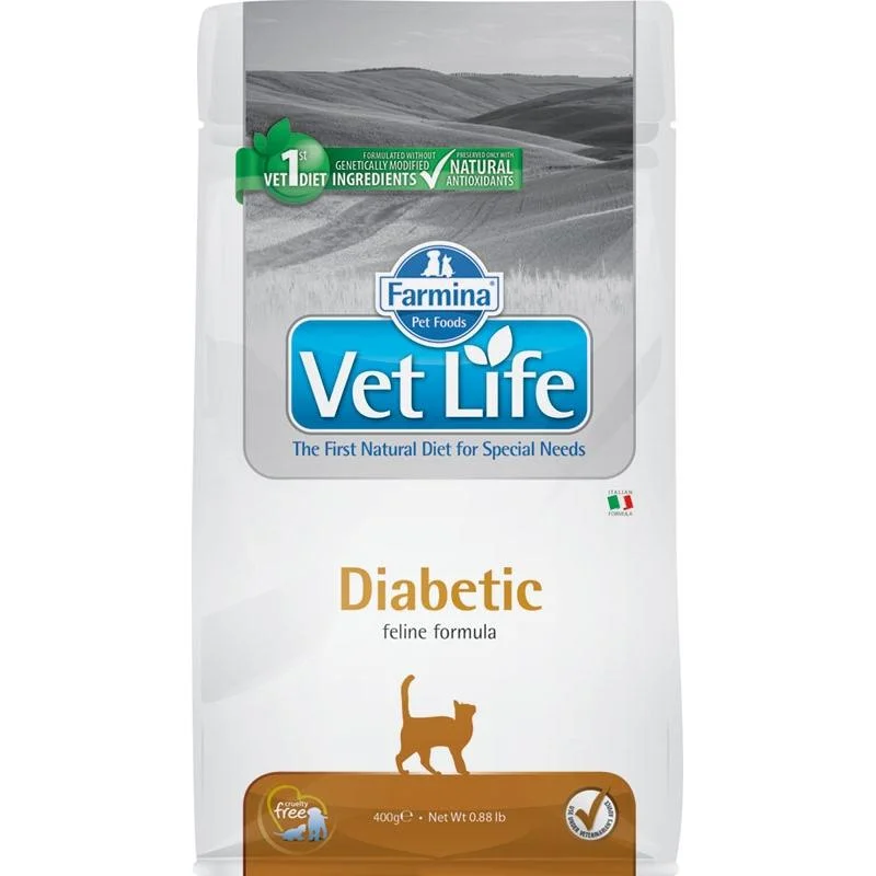 - Postoperative pet anti-licking Elizabethan collarVet Life Gato Diabetic x 2 Kg