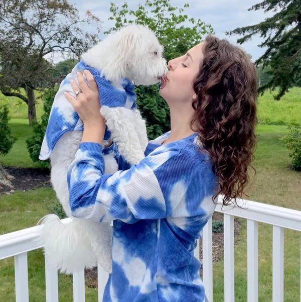 Pet anti-flea collarBluebery Kisses Matching Tie Dye Set