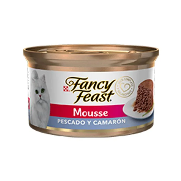 - Remote interactive pet feederFancy Feast Lata Mousse Pescado Y Camarón x 85 Gr
