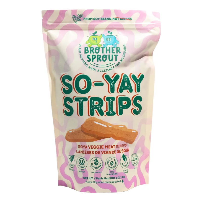  -Explosion-proof leash FOR LARGE dogsBrother Sprout So-Yay Soy Strips - 500g