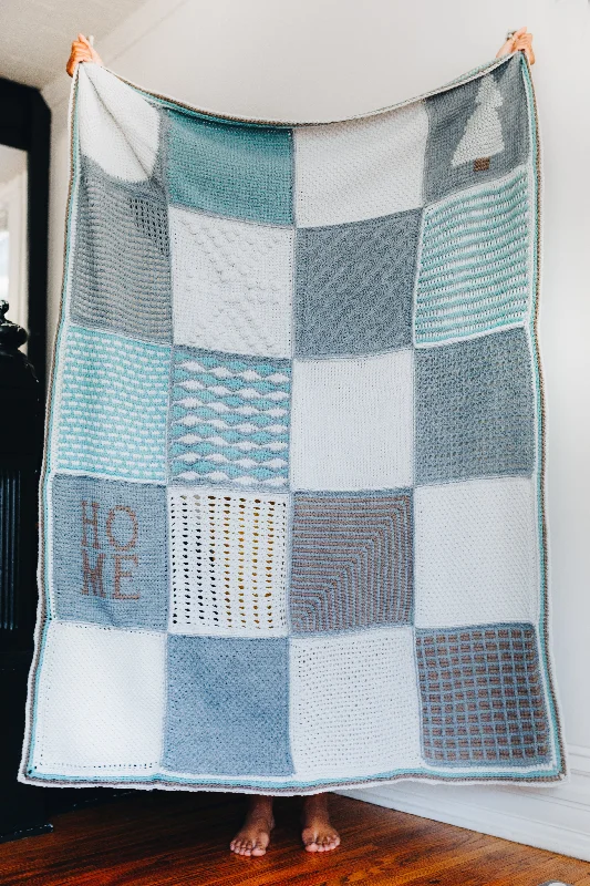 - Dog anti-slip matCrochet Kit - Tunisian Holiday Sampler Blanket