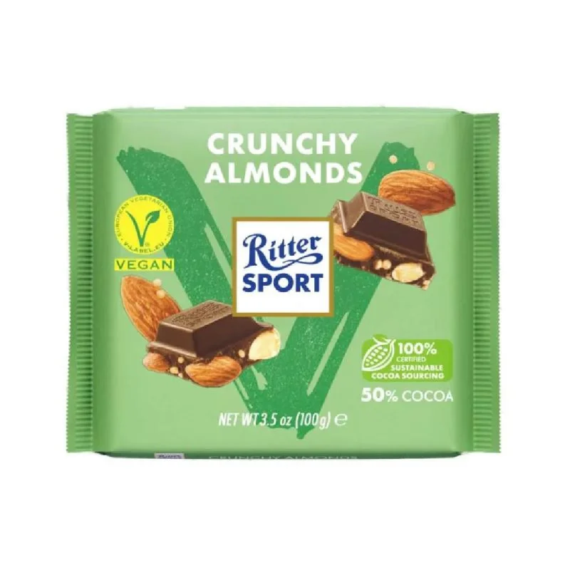 - Pet smart GPS locatorRitter Sport Crunchy Almonds Vegan Chocolate Bar - 100g