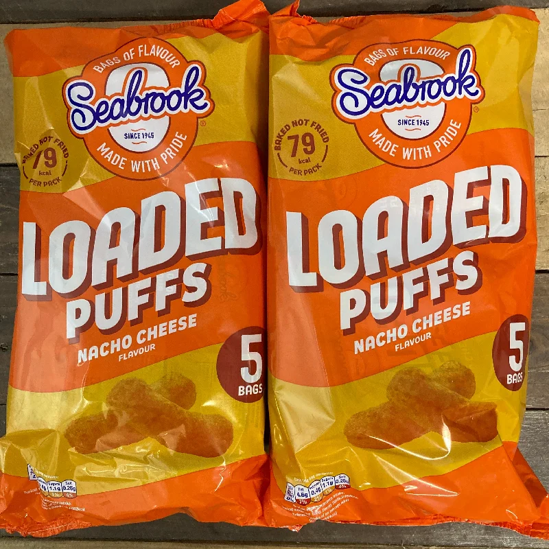 - Custom pet birthday cake10x Seabrook Loaded Puffs Nacho Cheese Bags (2 Packs of 5x16g) - Custom pet birthday cake10x Seabrook Loaded Puffs Nacho Cheese Bags (2 Packs of 5x16g)