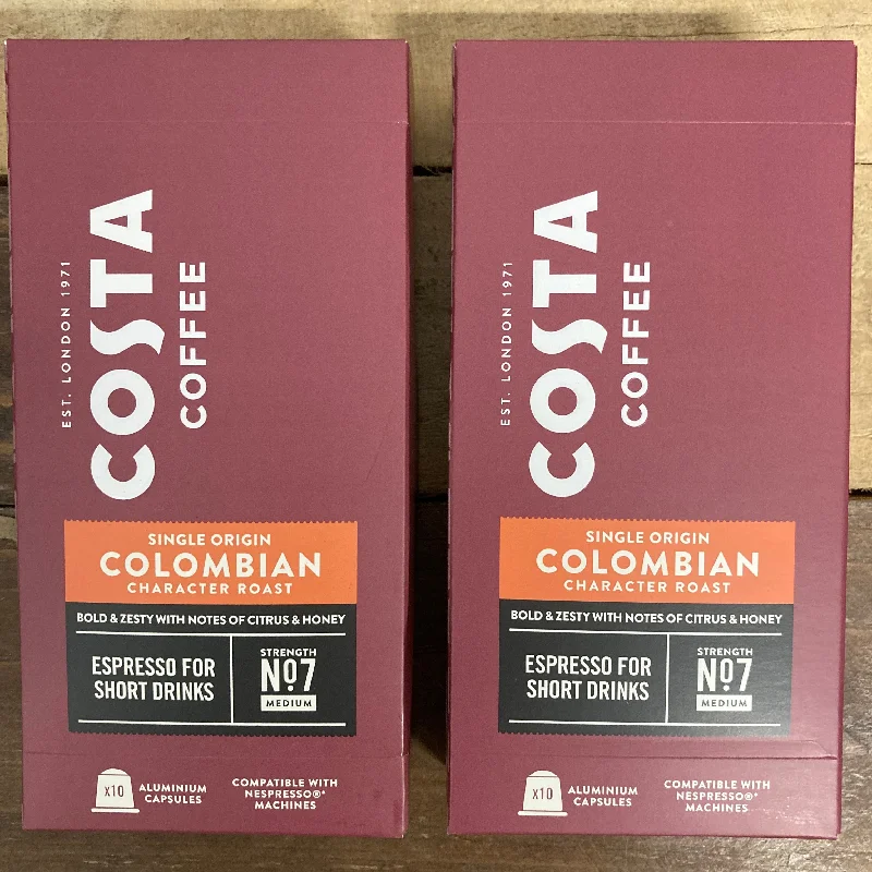 - Cat hair ball removal and hair removal cream50x Costa Nespresso Columbian Roast Espresso Pods (5 Packs of 10 pods)