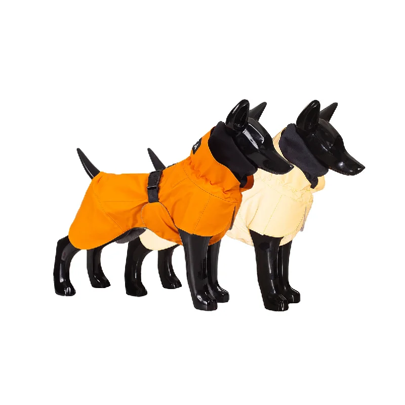 Classification by material or design:Recovery Dog Raincoat Orange
