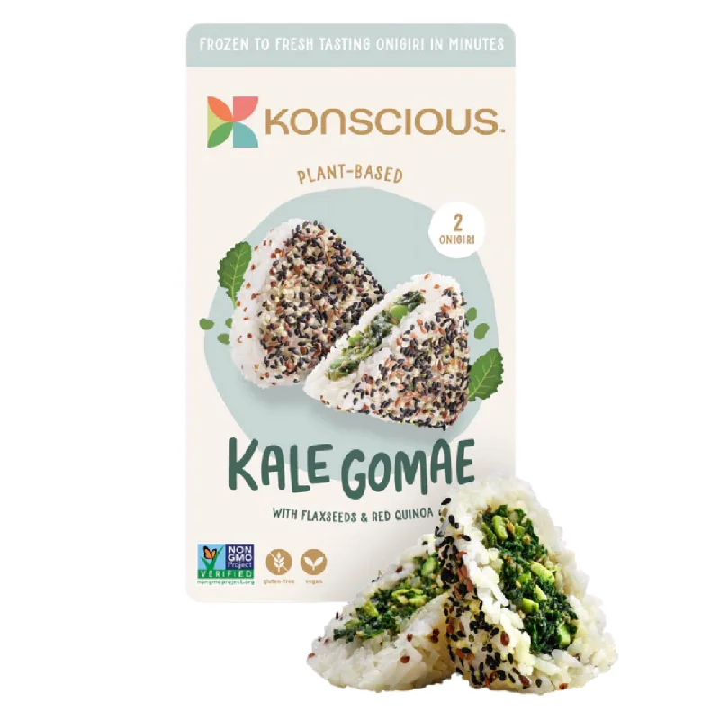  -Splash-proof food bowl AND Anti-choking slow food bowlKonscious Foods Kale Gomae Onigiri - 204g