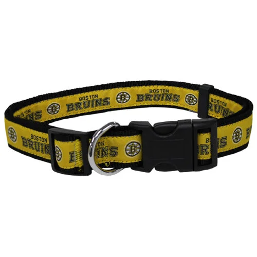  . **Dog muzzle is breathable**Boston Bruins Dog Collar