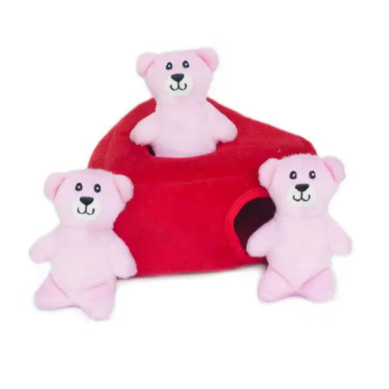  -Bite-resistant dog toy recommendationsZippyPaws Burrow Heart n' Bears Dog Toy