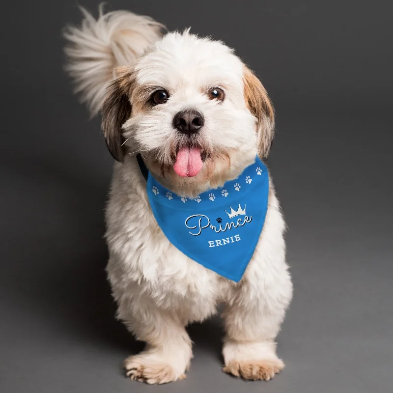 - Pet smart GPS locatorPersonalised Prince Dog Bandana