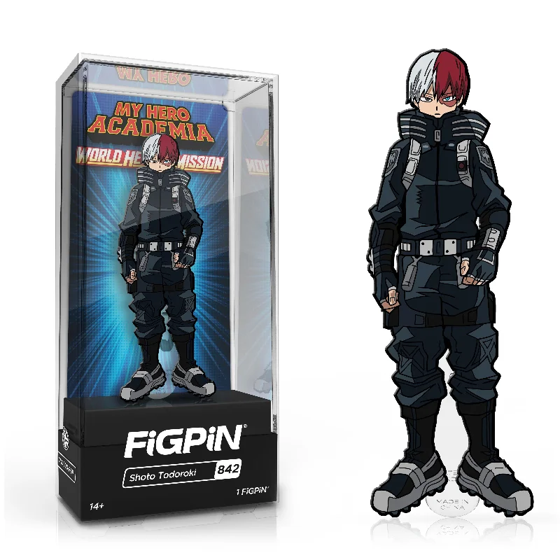 - Rabbit grass rack to prevent waste food boxFiGPiN My Hero Academia World Heroes Mission Shoto Todoroki