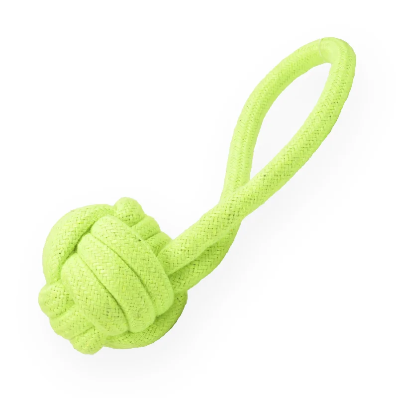 - Pet stroller can be taken on the planeSkatrs Hand Made Knotted Ball with Handle Rope Chew Toy for Cats and Dogs (Neon Green)