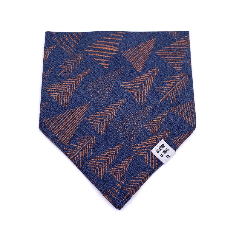 - Cat stress soothing sprayChristmas Tree Navy Dog Bandana