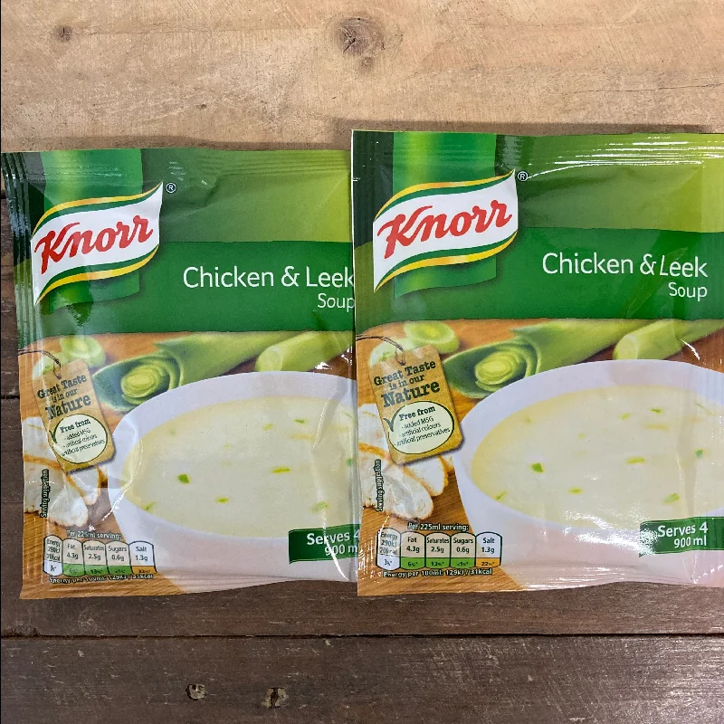 - Dog disposable foam shower gel3x Knorr Chicken and Leek Dry Soup Mixes (3x60g)