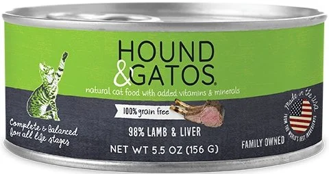  . **Ingredient-Related**  Hound & Gatos Grain Free 98% Lamb & Liver for Cat