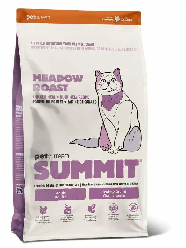    - Affordable cat food with good quality  Petcurean Summit Meadow Roast Chicken Meal + Duck Meal Recipe