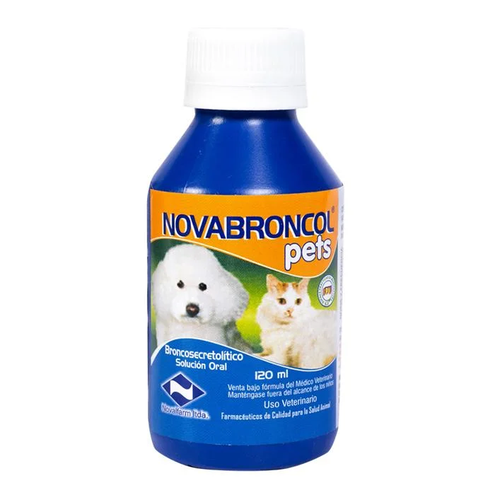 - Postoperative pet anti-licking Elizabethan collarNovabroncol Pets Broncosecretolitico x 120 Ml