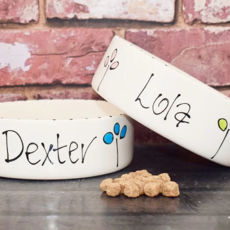 - Pet water dispenser UV sterilization versionPersonalised Petal Design Dog Bowls