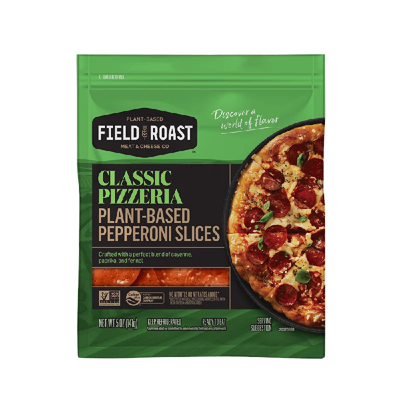 - Air box TSA certified check-inField Roast Plant-Based Pepperoni Slices- 141g