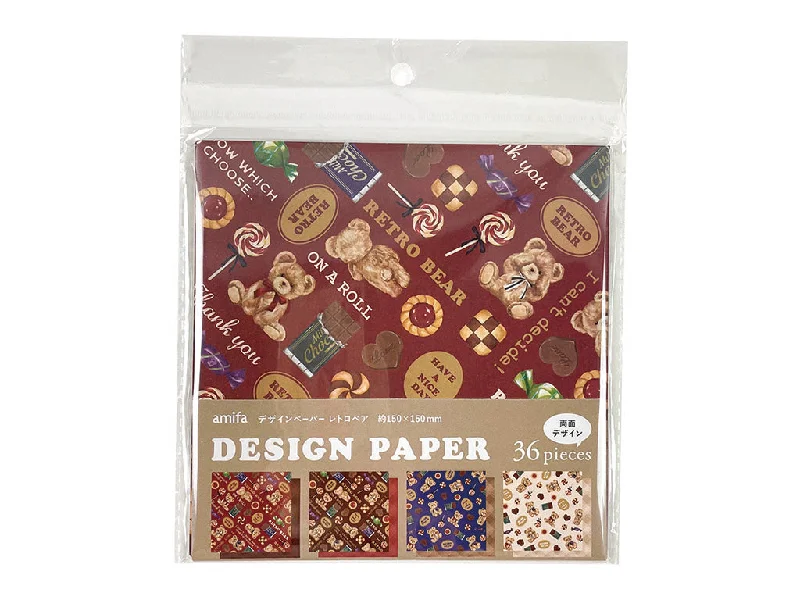 - Foldable and portable cat bagDesign paper 36P Retro Bear