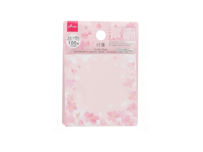 - ​​Christmas pet Christmas clothingSticky Square Note Cherry Blossom
