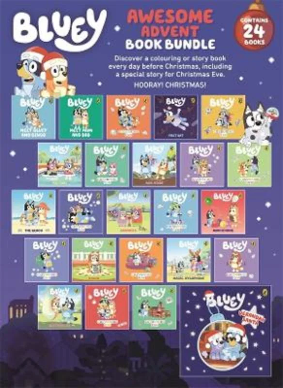 - Air box TSA certified check-inBluey Advent Calendar Book Collection